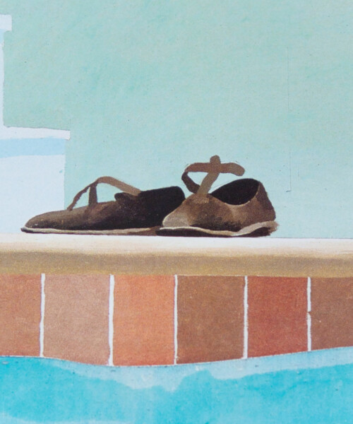 Pool and Steps (1971) – デイヴィッド・ホックニー - LEBENSFARBE 