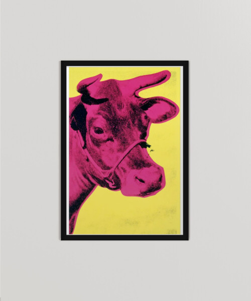 Cow, 1966 (yellow & pink) – アンディ・ウォーホル - LEBENSFARBE 