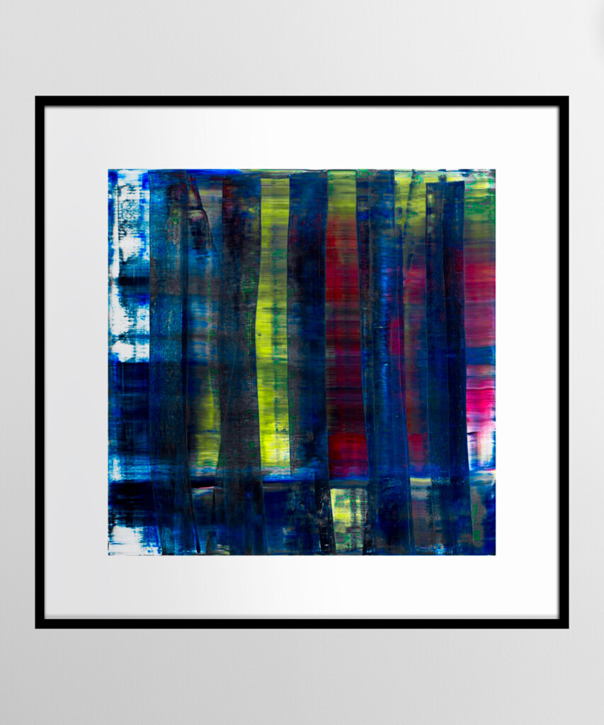 Abstract painting（ゲルハルト リヒター）アートポスター
