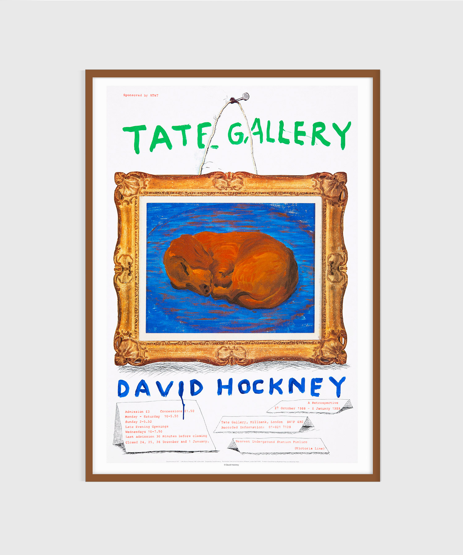 David Hockney 1988-1989 exhibition