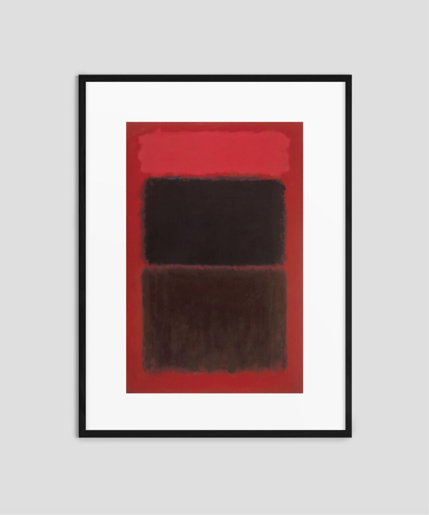 Over　LEBENSFARBE　レベンスファルベ　ポスター・デザイン本・アートオプジェのオンラインショップ　–　1957　Black,　Red　マーク・ロスコ　アート　Light　–