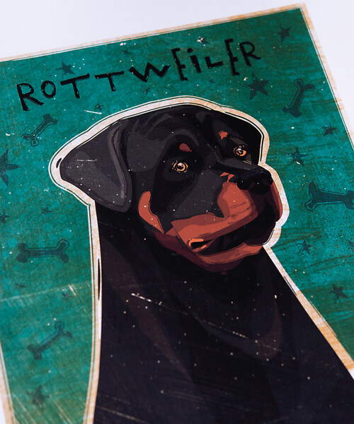 Rottweiler – ジョン・W・ゴールデン - LEBENSFARBE