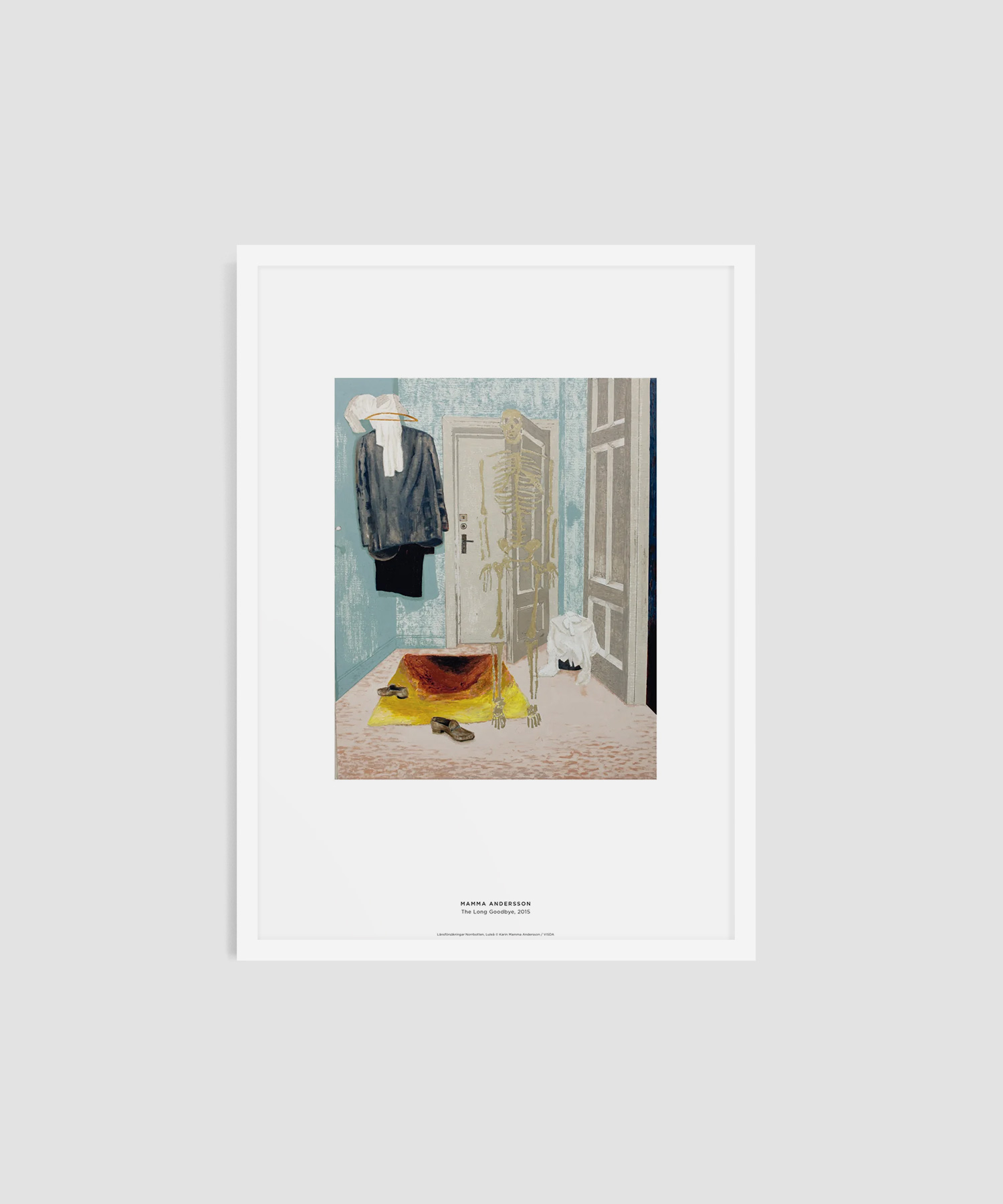 額装済み ポスター Mamma Andersson ママ・アンダーソン アート Mamma Andersson Art Exhibition Poster - 23.2