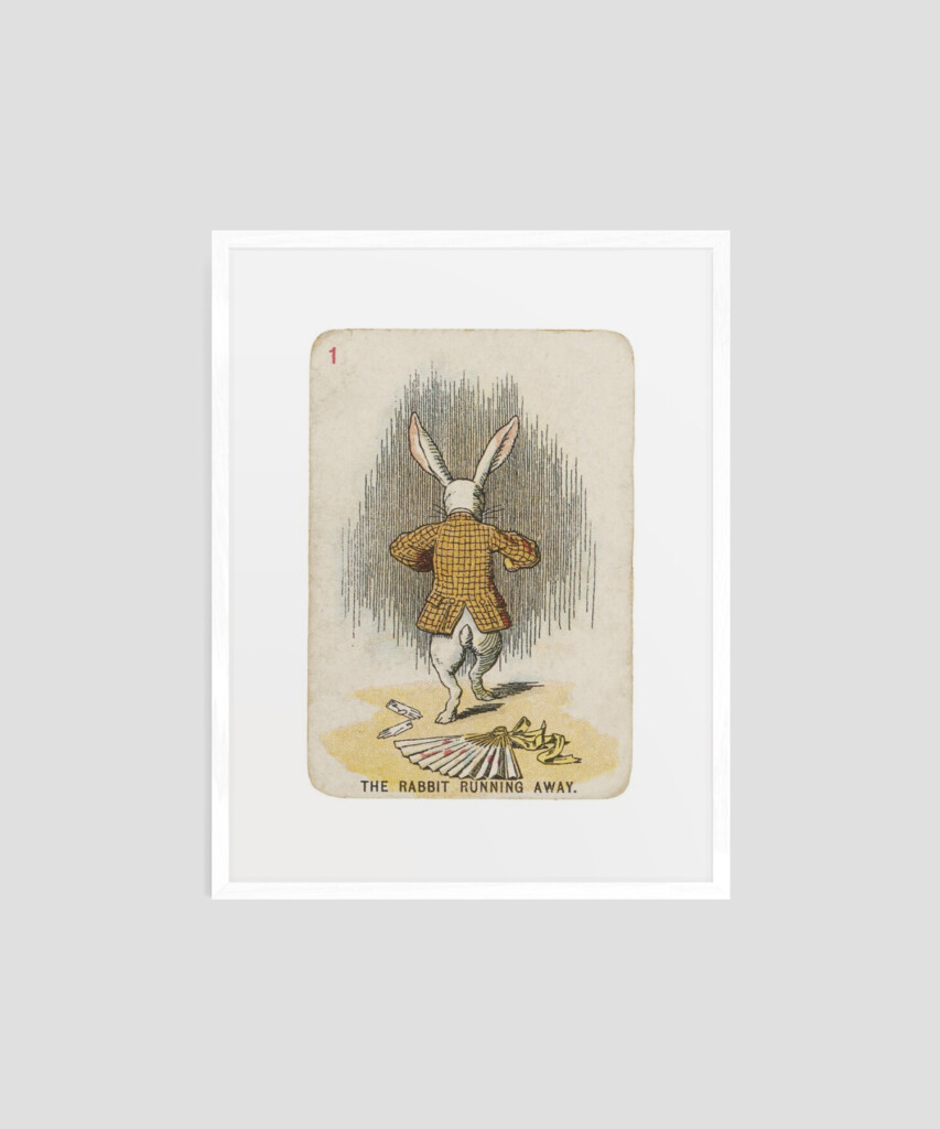 The Rabbit Running Away, 1930 – ジョン・テニエル