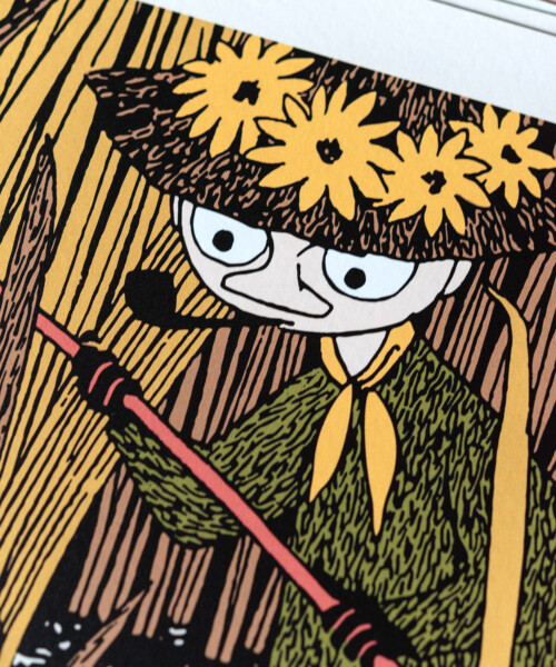 アートポスター トーベ・ヤンソン ミュージアムポスター Moomin / Little My & Snufkin – トーベ・ヤンソン