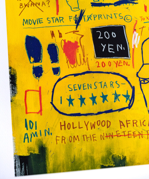 バスキア#ポスター木製フレーム付き#ハリウッドアフリカンズ バスキア：Hollywood Africans フレーム付ポスター(Hollywood