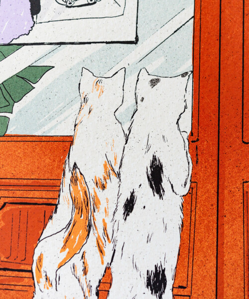 Two Bodega Cats – エニコー・エゲド - LEBENSFARBE レベンスファルベ