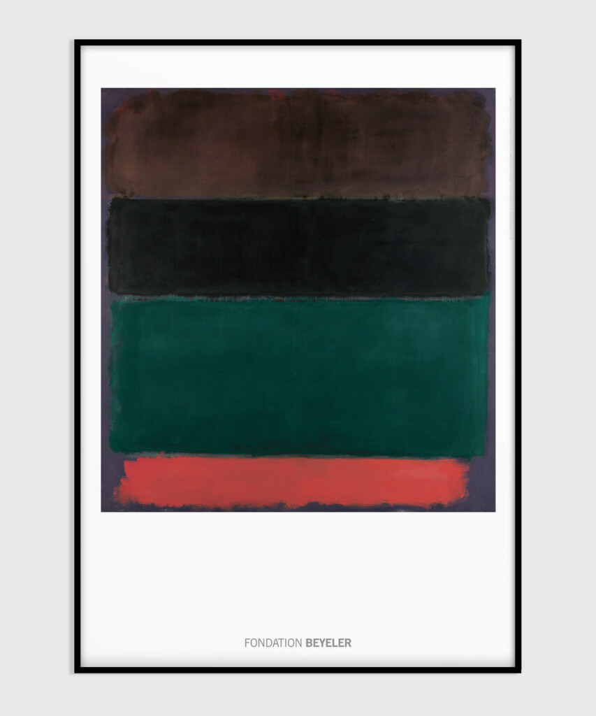 Untitled (Red-Brown, Black, Green, Red), 1962 – マーク