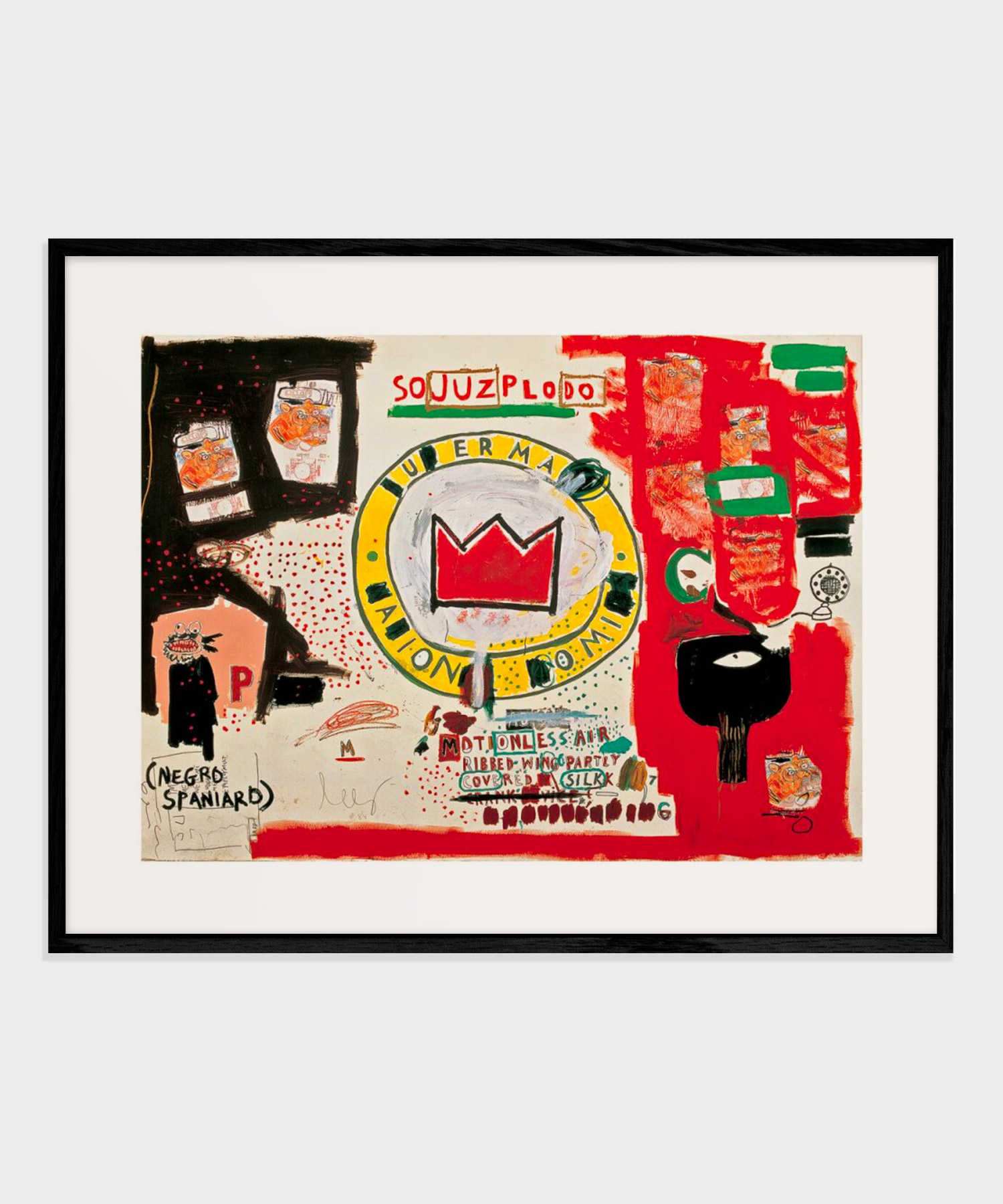 ジャン ミシェル バスキア 1986年 COA付属 ミクストメディア ジャン ミシェル バスキア 1986年 COA付属 ミクストメディア - メルカリ